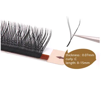 

Lashes Manufacture False Eyelashes Korea YY Silk Lashes Individual Lashes Extension