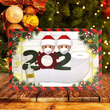 

10pcs/set Christmas Gift Bag Candy Box 2020 Personalized Memorable Gift Box Love Wrap Family Gifts New Year Decorations 2021
