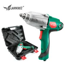 LANNERET 450 Вт Электрический ударный гайковерт 300 нм максимальный крутящий момент 1/2 дюйма Автомобильный разъем Электрический гаечный ключ сменный инструмент для шин