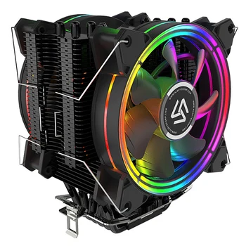 

ALSEYE H120D Dual Fan CPU Radiator RGB Light Efficiency High Efficiency Computer Host Radiator Cool Low Noise Long Life