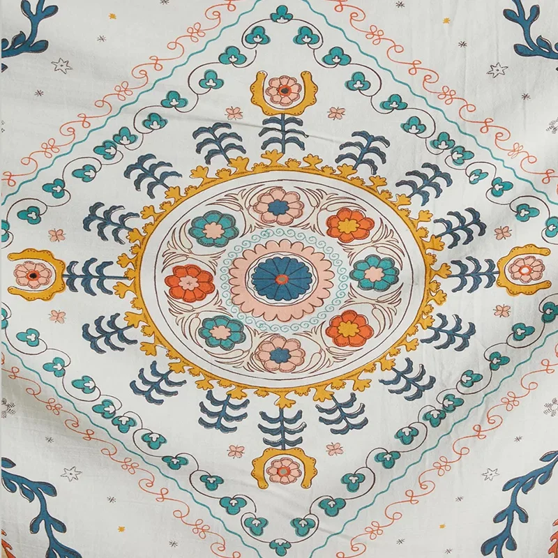 Botanical Celestial Floral Tapestry Wall Hanging Boho Decor Wall Psychedelic Flower Hippie Home Decor Cloth Tapestries