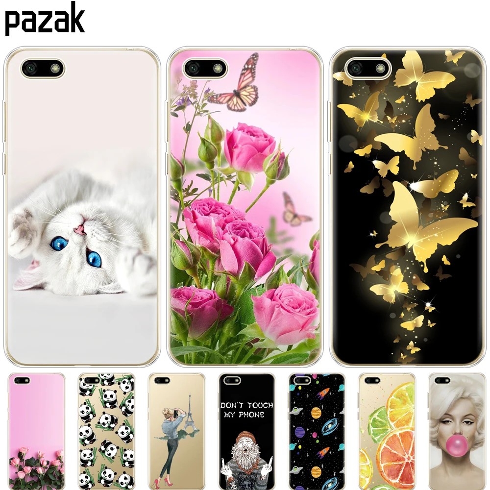 

silicone case For Huawei Honor 7S 5.45" Case Huawei 7S Cover Soft TPU Coque bumper Honor 7S 7 S Phone Fundas For Huawei Honor7S