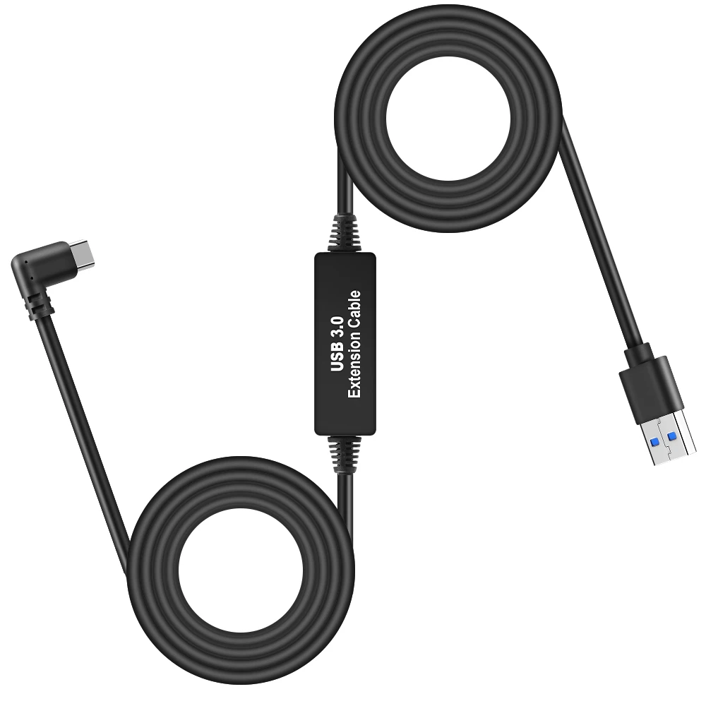 

Кабель для передачи данных для Oculus Quest 2 Link гарнитуры, USB 3,0, Type C передачи данных, USB-A Type-C, VR аксессуары, 5 м