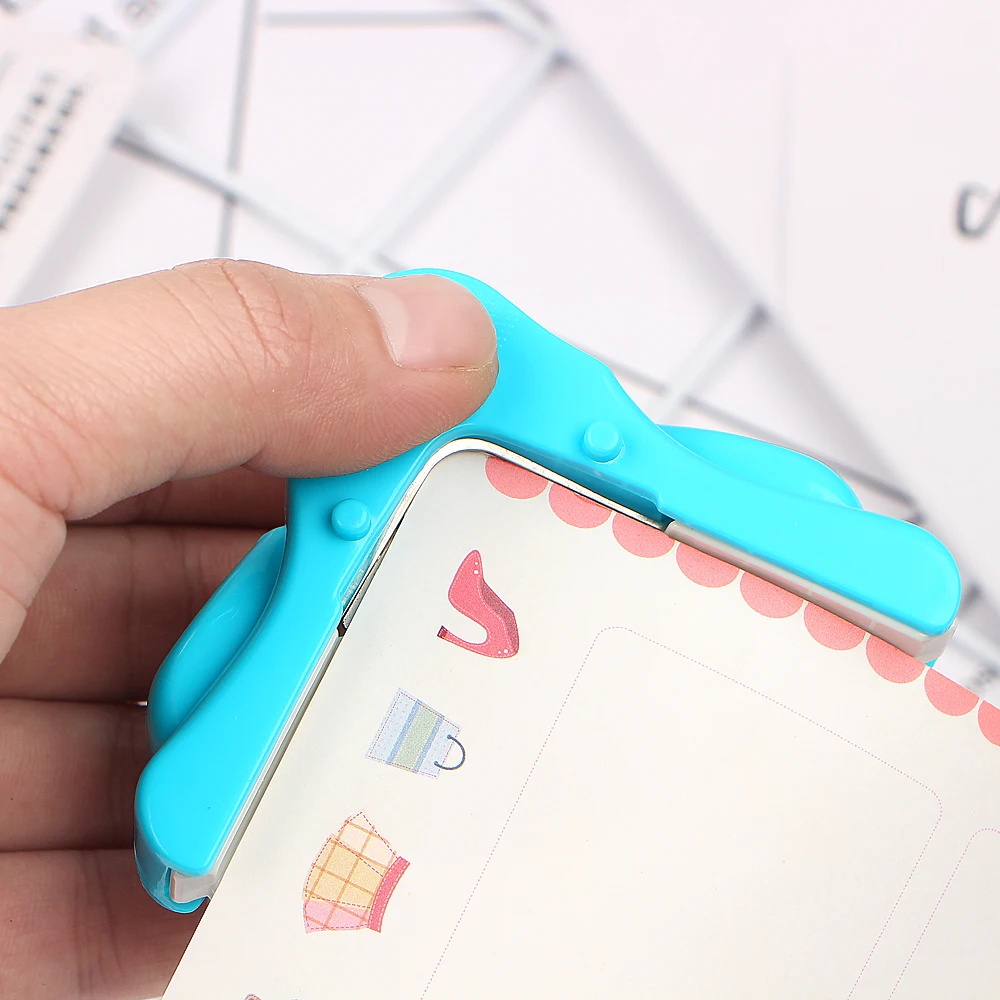 Corner Trimmer R5 Corner Rounder 4mm Paper Punch Card Photo Cutter Stationery Hand Hole Tool DIY Craft