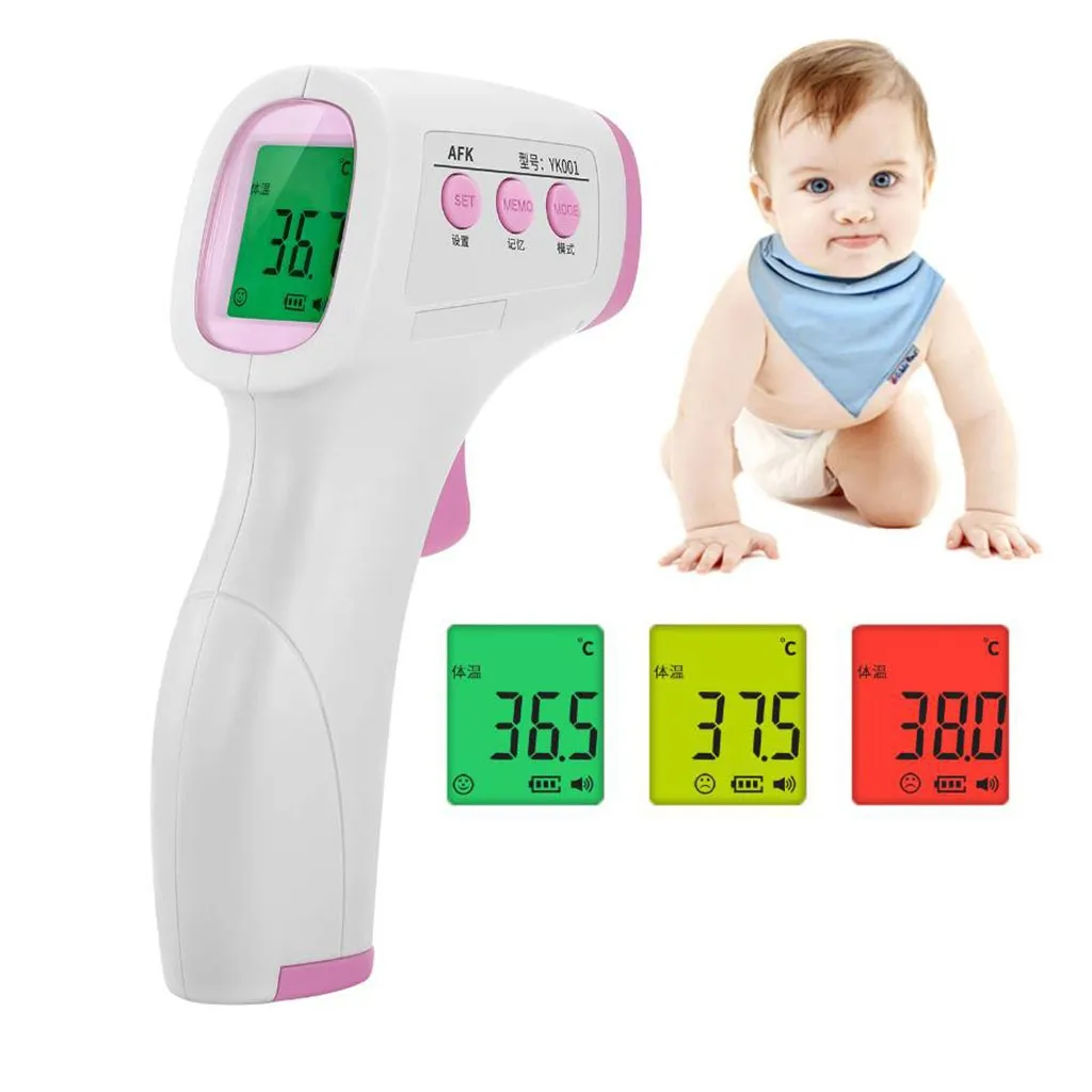 

Baby Non-contact LCD Digital Body/Surface Temperature Handheld Infrared Thermometer Digital Infrared Thermometer Portable