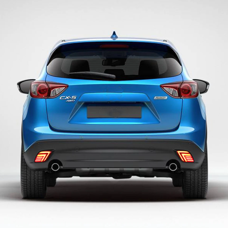 【日本未発売】マツダ CX5 KE系 リアリフレクター バックフォグ ポジションランプ リアバンパーライト ブレーキランプ ウインカー 社外品