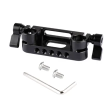 

HDRIG 1 PC Universal Dual 15mm Rod Clamp Railblock For Camera 15mm Rail Support System For DLSR Camera Follow Focus