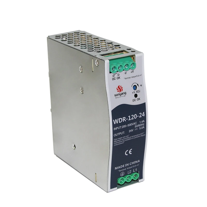 wdr 120w 12v 24v montagem trilho din 04