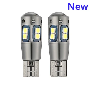 

2PCS High Quality T10 W5W Super Bright 3030 LED Car Interior Reading Dome Light Marker Lamp 168 194 LED Auto Wedge Parking Bulbs