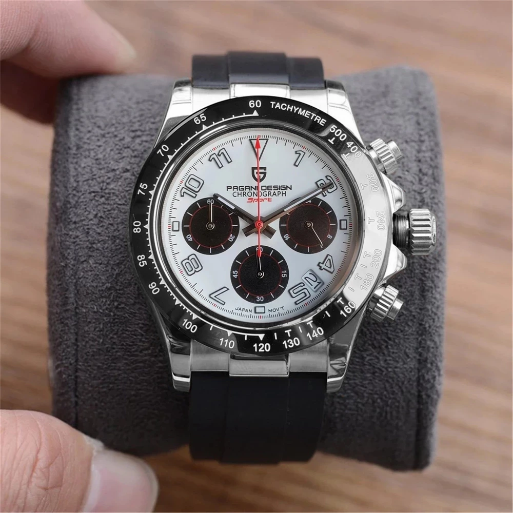 2021 New Pagani Design Luxury Men's Watch Top Brand Quartz Watches Men's Japan  Seiko Vk63 Automatic Date 100m Waterproof Pd-1687 - Quartz Wristwatches -  AliExpress