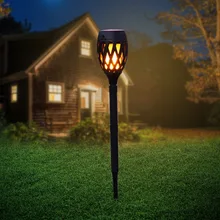 51LED Солнечная пламенная лампа USB/садовое освещение на солнечной батарее IP65 Водонепроницаемый Газон Свет для вечерние свадебные Декор для дворика