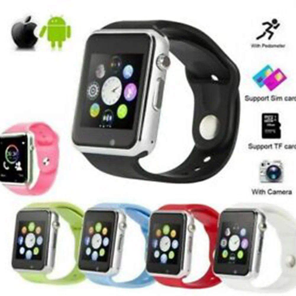

High Quality Smart Wrist Watch A1 Camera Bluetooth Gsm Phone For Iphone Android Samsung Lg Reloj Inteligente Hombre