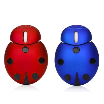 

2.4Ghz Beetle Wireless Usb Gaming Mouse Cute Animal Computer Mouse Without Battery Plastic
