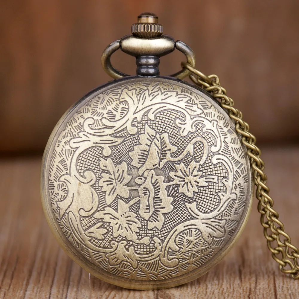 Ретро аниме Каратель Череп кварцевые карманные часы для мужчин женщин античная бронза карманные часы ожерелье цепочка часы с лучшими подарками