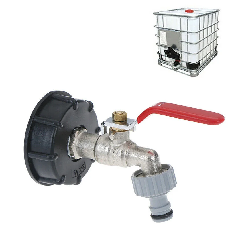 For IBC Container Tank Adapters S60X6 Nozzles Replacement Part Tool Valve Tap connector Plastic