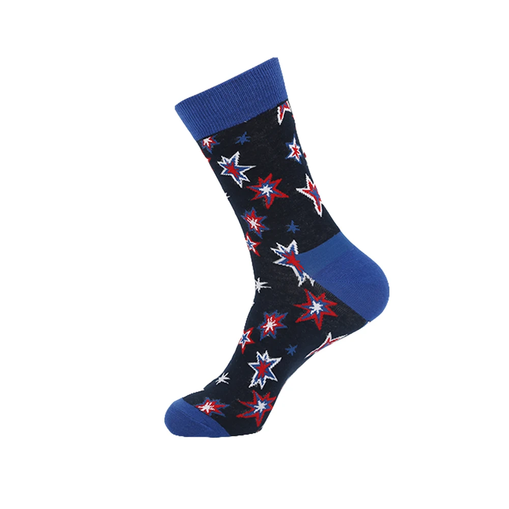 YEADU, цветные носки из чесаного хлопка для женщин и мужчин, Harajuku, веселое печенье, звезда, гусь, Тетрис, рождественский подарок для мужчин и девочек