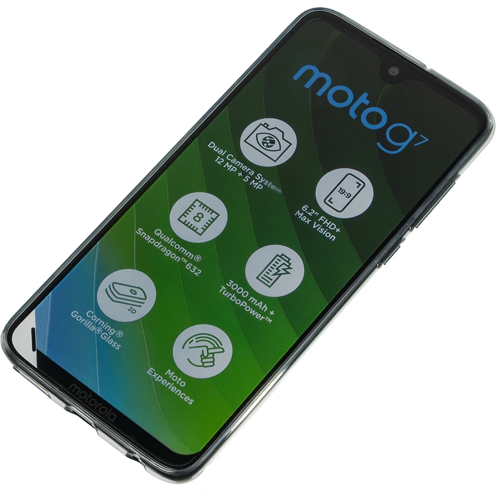 Смартфон Motorola G7 XT1962-5 64Gb 4Gb черный 3G 4G 2Sim 6.2" IPS 1080x2270 And9.0 12Mpix 802.11 a/b