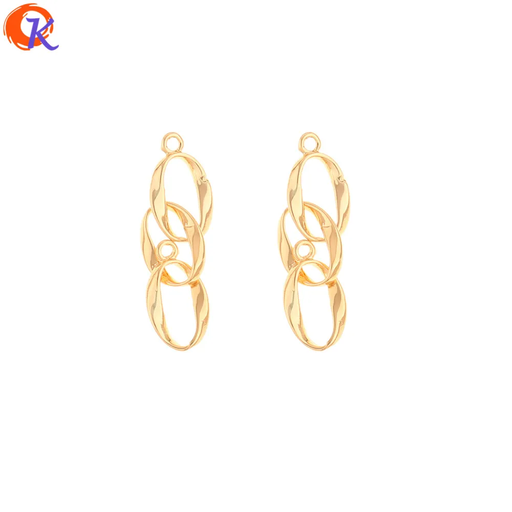 

Cordial Design 40Pcs 6*26MM Jewelry Accessories/DIY Making/Earrings Connectors/Genuine Gold Plating/Hand Made/Earring Findings
