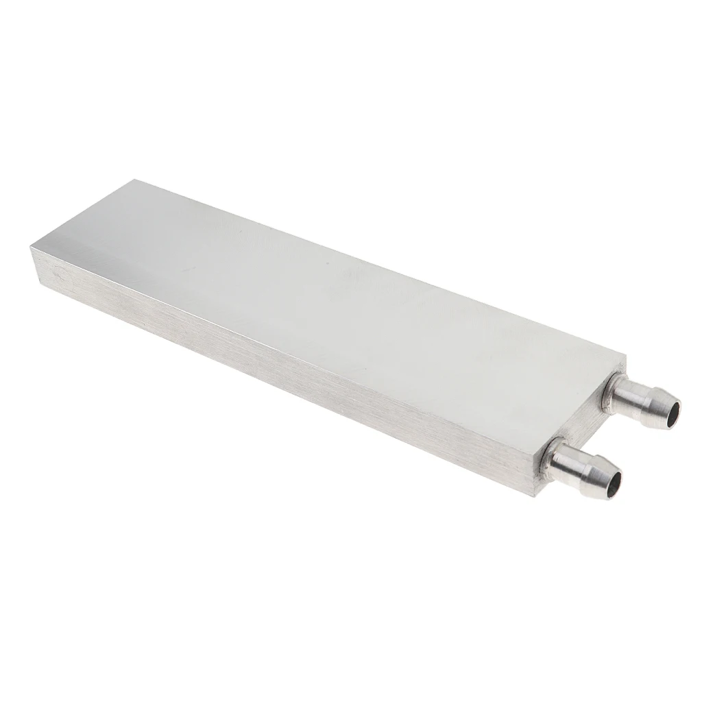DIY Aluminum Water Cooling Block for CPU Graphics Radiator Heatsink 40mmx160mm