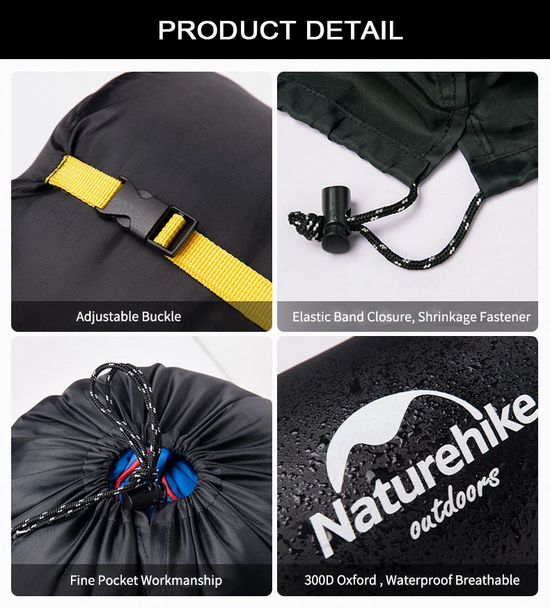 NatureHike компрессионный рюкзак водостойкий и прочный-Усадочные объемные предметы-отлично подходит для упаковки спального мешка вешалка на стену