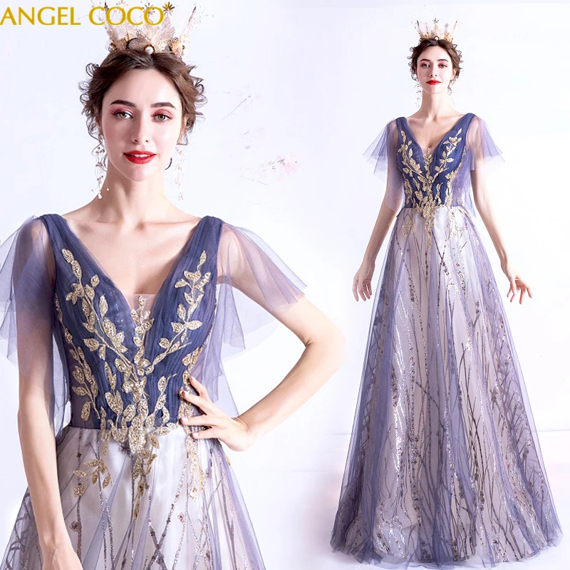 

Maternity Dress Pregnancy Evening Dresses Long Ever Pretty A Line V Neck Vintage Paillette Formal Dresses Elegant Party Gowns