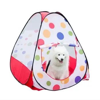 

Pet Playpen Dog Tent Pet Fence Large Space Cat Dog Foldable Pet Nest Game Toy Room Triangle Type Pet Playpen Pet Tent
