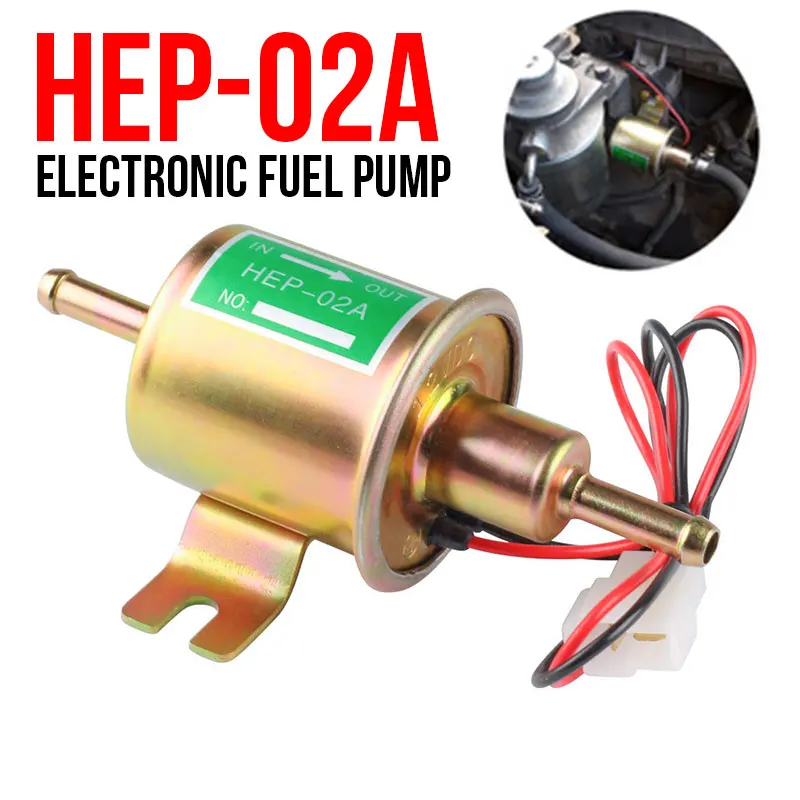 Стабильный Электрический насос дизельного топлива ремонт 12V HEP-02A Универсальный Бензин Топливный насос для подачи топлива насос для подачи