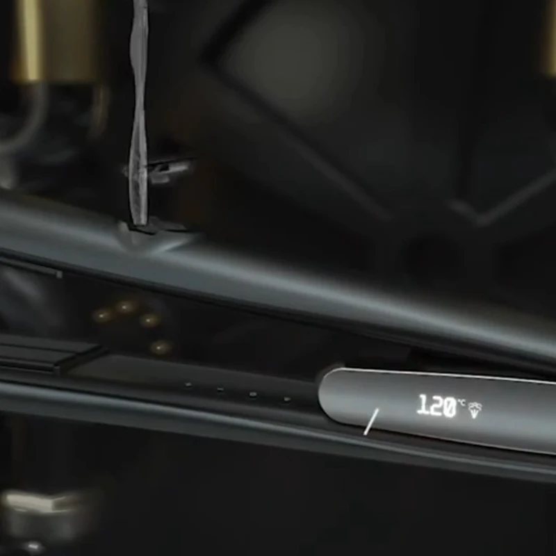 Alisador de Cabelo 2 em 1 Profissional Novo Vapor Cerâmica Turmalina Ferro Liso Alisamento Curling Iron Display Led 2022 15 Computers & Electronics