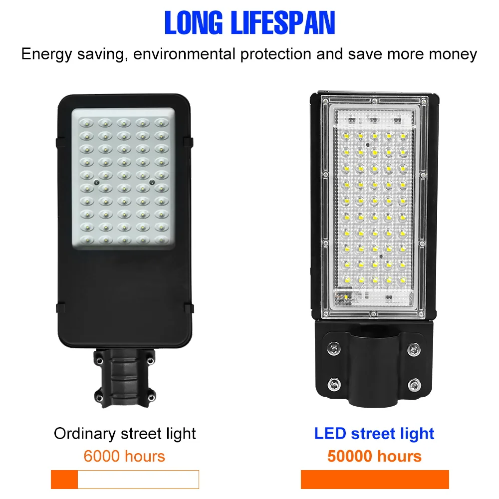 LED Street Lamp 100W LED Street Lamp Outdoor Spotlight Flood Light Wall Lampara 220V Street LED Floodlight Waterproof Lighting For Country House