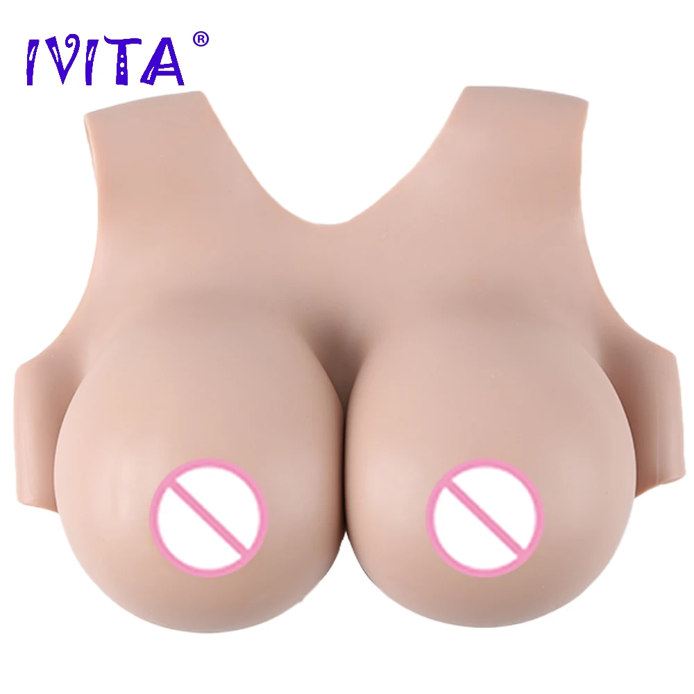 Искусственная силиконовая форма груди IVITA 2 цвета на выбор поддельные грудь K