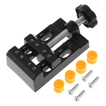 

New Mini Black Aluminum Alloy Jaw Bench Clamp Drill Press Vice Micro Clip for Clamping Table / Water Pump