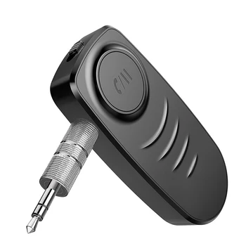 

AMS-3.5MM Jack AUX MP3 Music Bluetooth 5.0 Receiver Car Handsfree Wireless Adapter Speaker Headphone Audio Transmitter