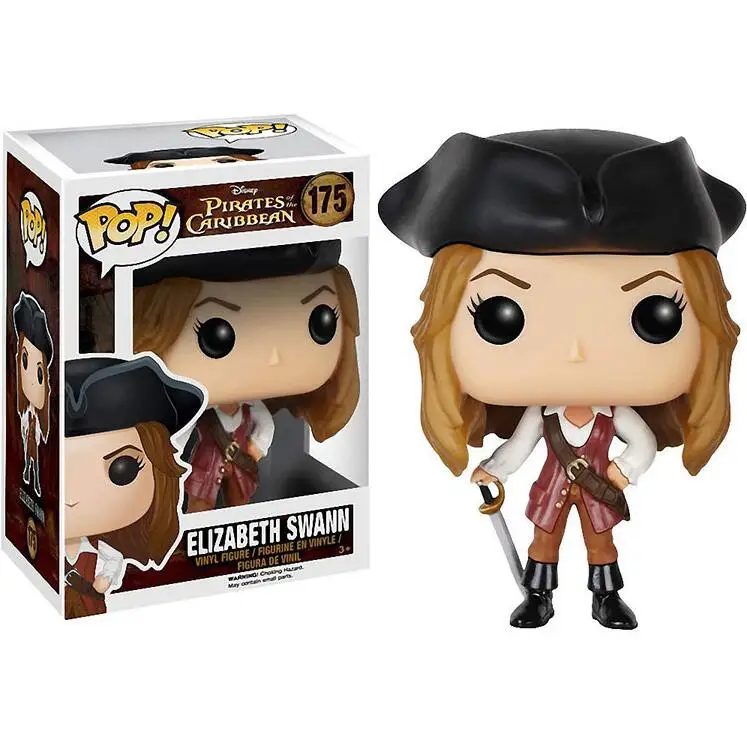 FUNKO POP Anime Pirates of the Caribbean JACK SPARROW CAPAIN SALAZAR PVC Model Movie Collection Action Figure Toys