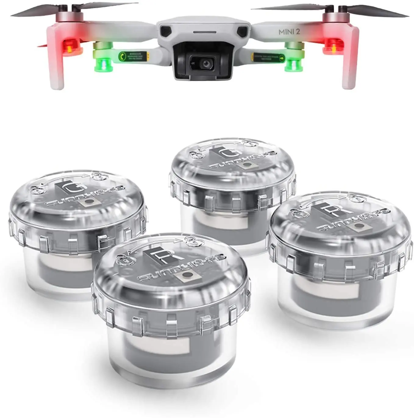 Strobe Light Quick Flash Drone Highlight Warning Indicator Night for DJI Mini 2 SE Mavic Air Phantom 4 Pro Accessories | Электроника