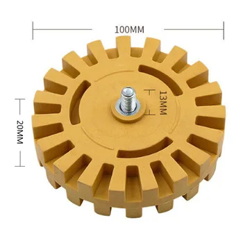 

High Quality Polishing Tool 4 Inch Pneumatic Degumming Wheel Rubber Grinding Portable Tire