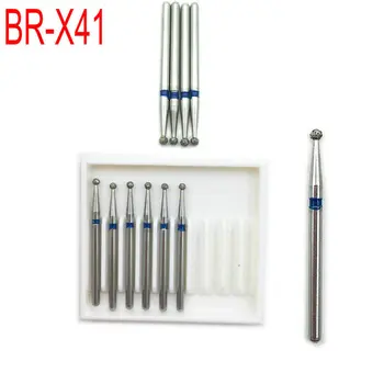 

10pcs/box Dental Diamond Polishing FG High Speed Polishing Burs for Dental Laboratory BR-X41