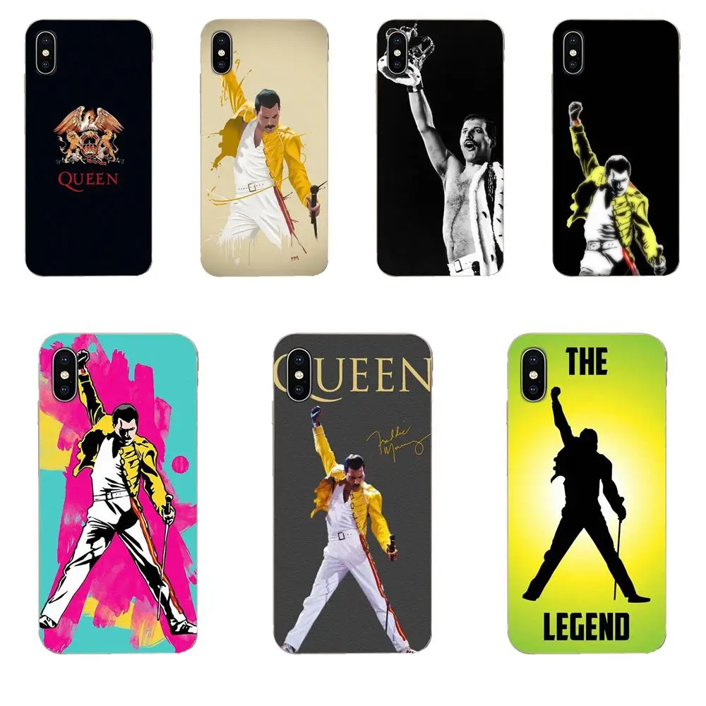 Мягкий чехол для телефона Freddie Mercury Queen Huawei Honor Mate Nova Note 20 20s 30 5 5I 5T 6 7I 7C 8A 8X 9X 10 Pro Lite Play
