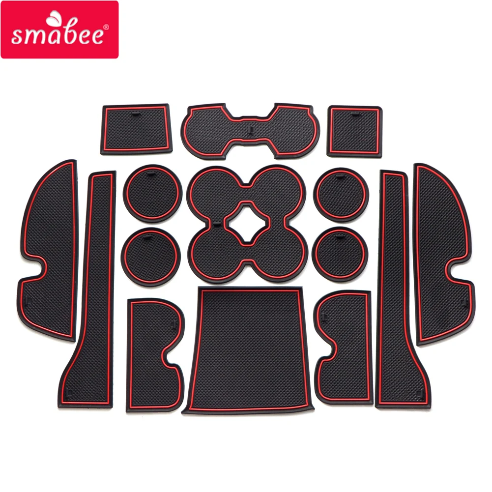 

Gate Slot Mat for TOYOTA Land Cruiser Prado 150 2018 2019-2010 Door Cup Pad Non-slip Mats Interior Accessories