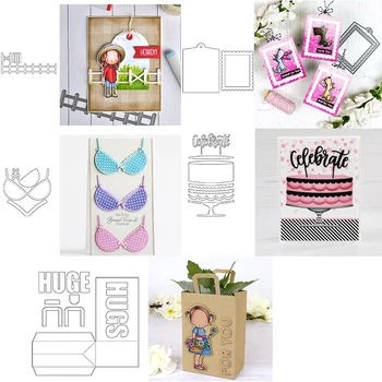 

Cake Tag Metal Cutting Dies for DIY Scrapbooking Paper Cards Decoration Embossing Handmade Crafts