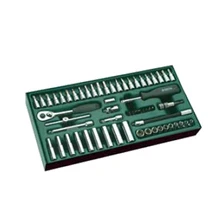 SATA 09919 для Инструм. Лоток(набор) Головки Торцевые п/в. 1/4". 59пр.(S.A.E.) с принадлеж. Инструмент для ремонта мотоциклов