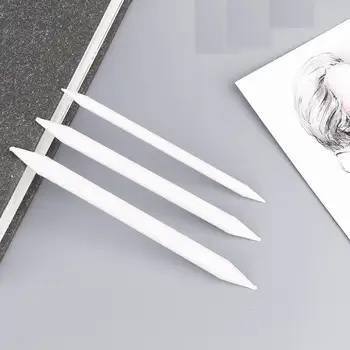 

500 pack Blending Smudge Stump Stick Tortillon Sketch Art White Drawing Pen Tool Rice Paper Art Supplies