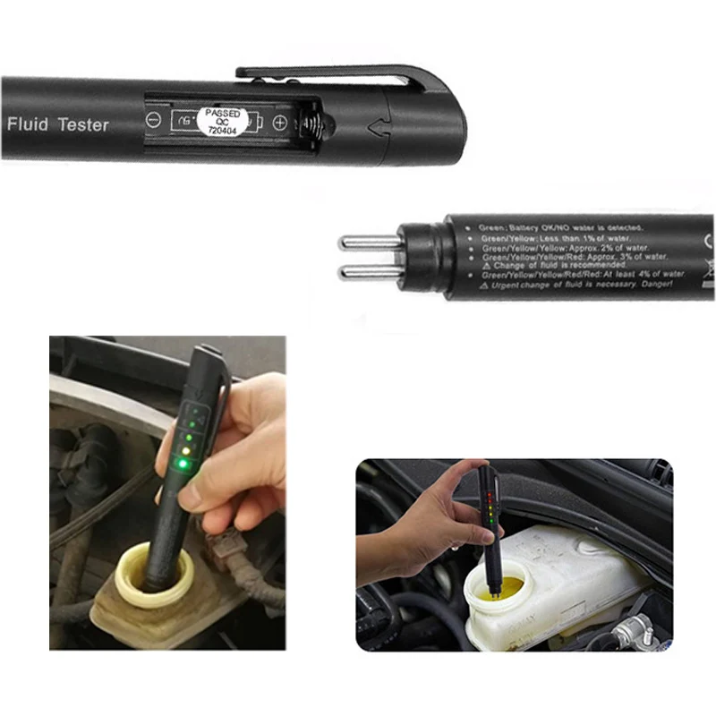 Automotive Brake Fluid Testing Oil Quality Check Pen for Honda Civic Crv Cruze Kia Ceed Toyota Avensis Corolla Camry
