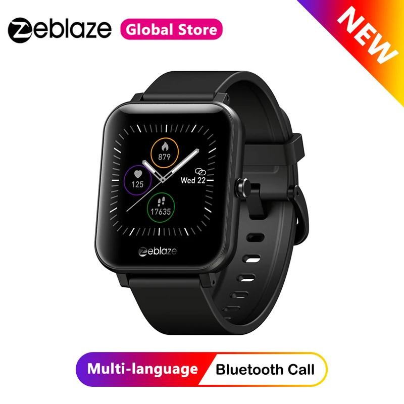 HOT Zeblaze GTS Receive/Make Call Smart Watch Blood Oxygen/Pressure Sports Tracking Smartwatch 60+ Watch Faces Fitness Tracker