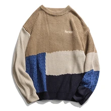 ##Special Price ICPANS Kintted Women Men Pullovers Sweater O Neck Pacthwork Stripe 2019 Winter Autumn Kintting Pullovers Men ##Special Price ICPANS Kintted Women Men Pullovers Sweater O Neck Pacthwork Stripe 2019 Winter Autumn Kintting Pullovers Men