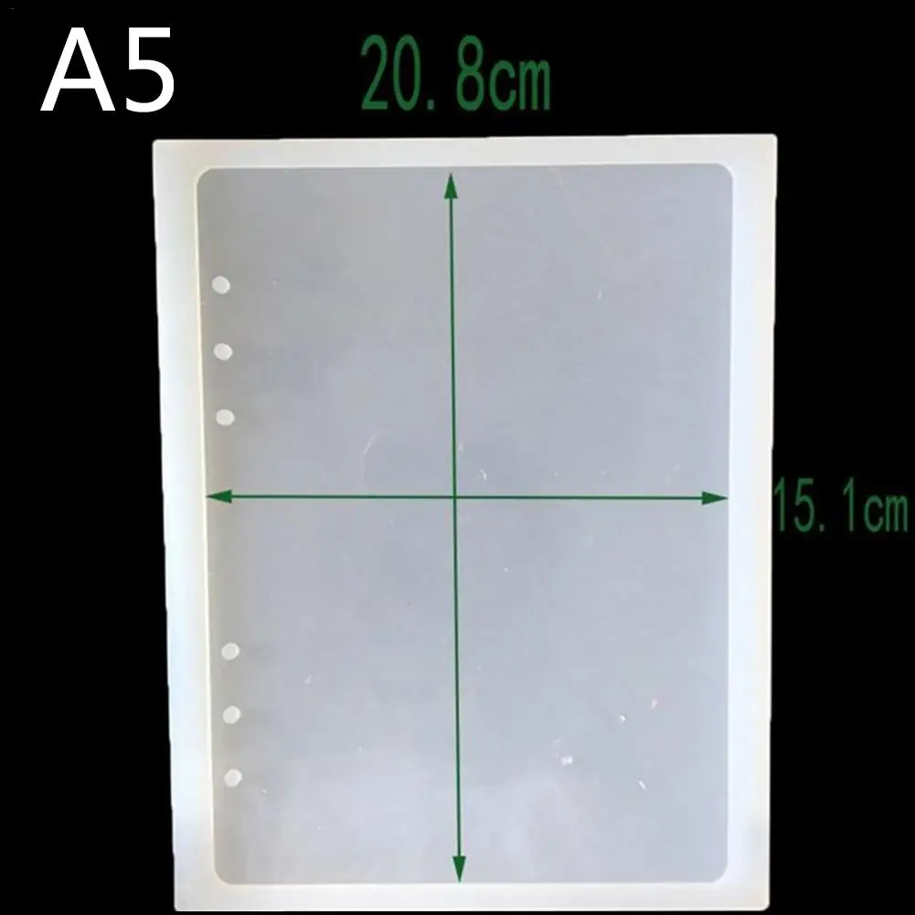 A7/A6/A5 косметическое зеркало в форме ноутбука силиконовая форма DIY полимерная книга из эпоксидной смолы Silicome плесень прозрачный книга A7