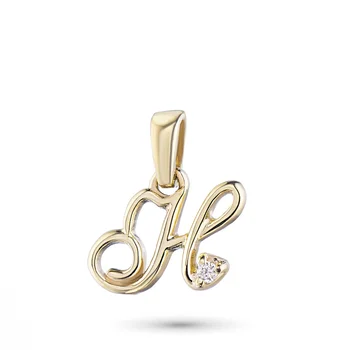 

Pendant made of yellow gold with diamond e0301pd04201235