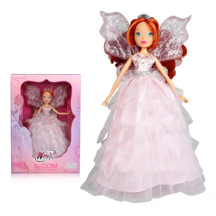 Believix Fairy&Lovix Fairy Rainbow Colorful Girl Doll Action Figures Fairy Bloom Dolls with Classic Toys for Girl Gift 12
