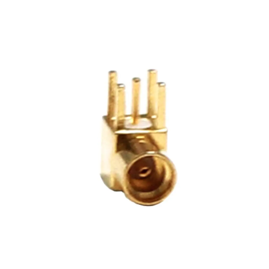 1pc MMCX Female Jack RF Coax Convertor Adapter Connector  PCB Mount  with Solder Post Right Angle Goldplated New Wholesale hi end ba1124 cmc rhodium plated binding post speaker niobium terminal amplifier connector banana jack sound audio adapter