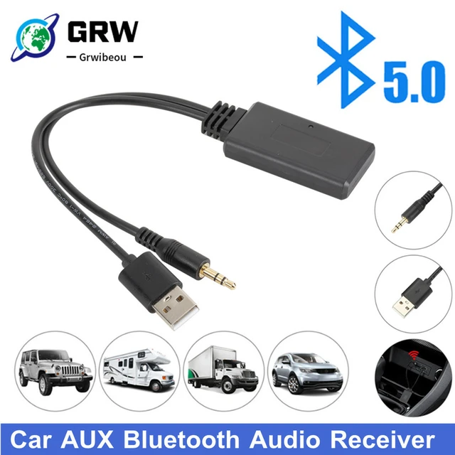 Receptor Universal inalámbrico compatible con Bluetooth para coche,  adaptador de Cable de Audio para BMW, USB 3,5 Mm, Aux Media, Bluetooth 5,0,  reproductor de música - AliExpress