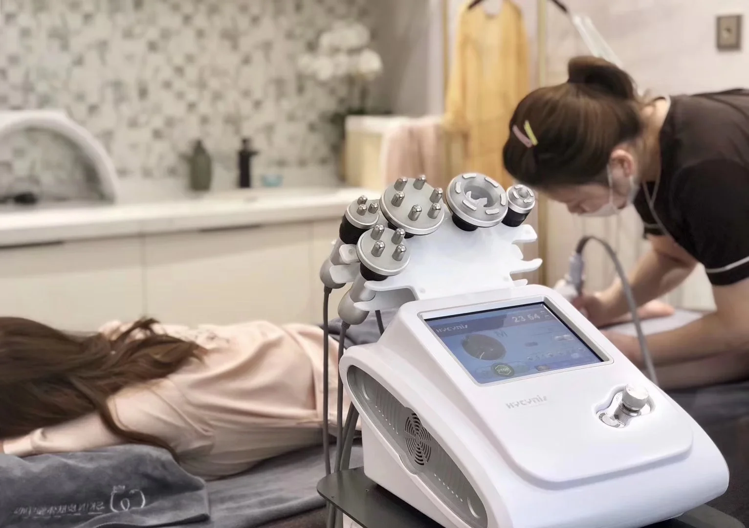 HYCYNISLINE Корея вакуумное кавитационное устройство для похудения тела rf лифтинг лица Омоложение кожи удаление морщин уход за кожей Инструмент